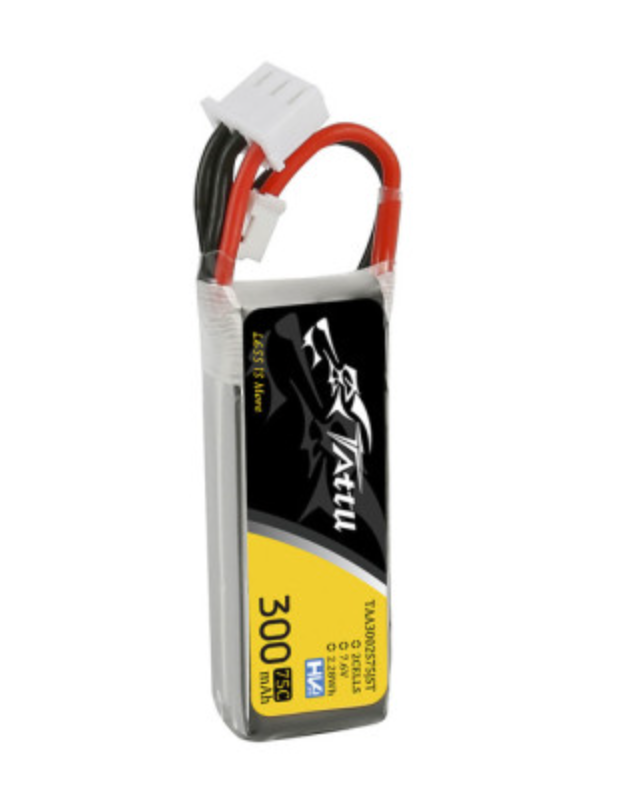 TATTU 300MAH 2S 7.6V 75C LİPO BATARYA